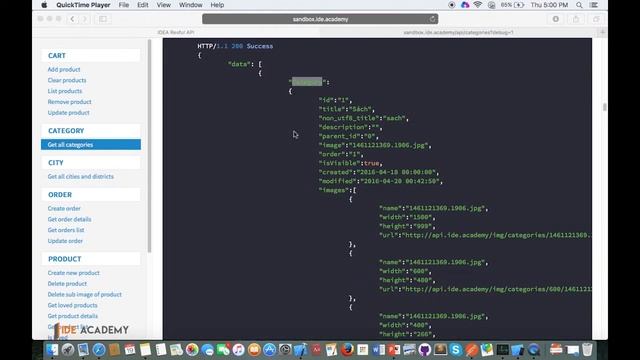 Parse JSON và hiển thị lên UITableView смотреть онлайн