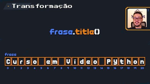 Utilizando o REPLACE, UPPER e LOWER no PYTHON смотреть онлайн