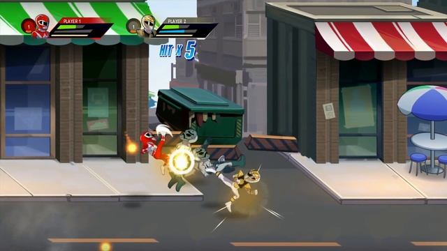 Mighty Morphin Power Rangers Mega Battle Episode 1 Invasion Gameplay Walkthrough смотреть онлайн