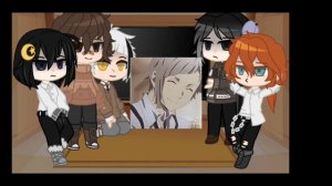 Реакция BSD School AU на оригинал×|×React BSD School AU to original