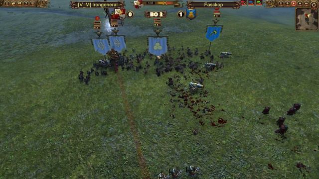Warhammer: Minions of Fortune. Группа B. [V_M] Irongeneral vs Fasckop смотреть онлайн