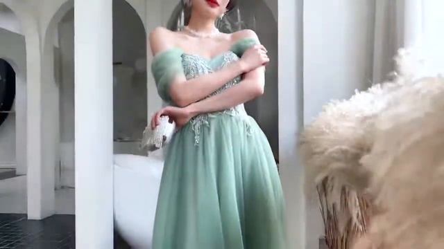 #29 • Зеленые вечерние длинные платья с/без рукавами юбк | Купить в интернет магазине женской одежд смотреть онлайн