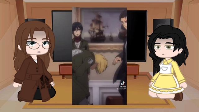 Реакция родителей Эрена Йегера на него//GachaClub смотреть онлайн