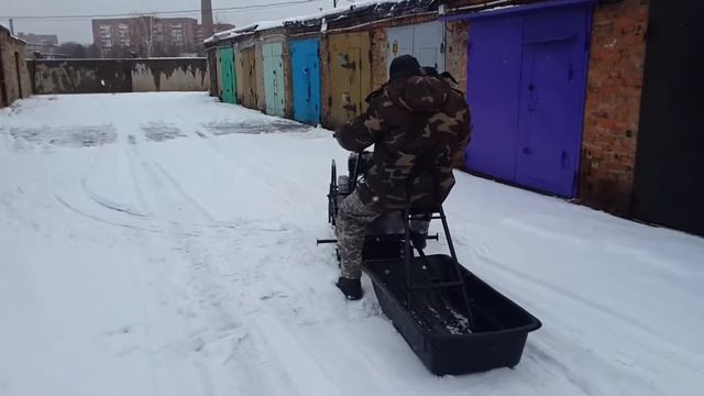 Мотобуксировщик мотособака Омск смотреть онлайн