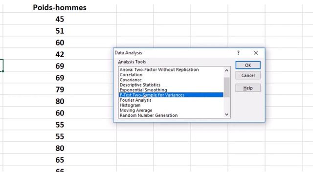 Test t de student pour groupes indépendants avec F test sur Excel смотреть онлайн