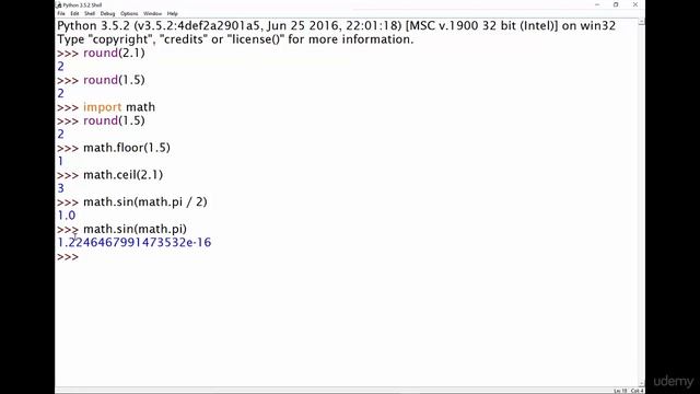 6 Fun with the Python math Module Optional смотреть онлайн