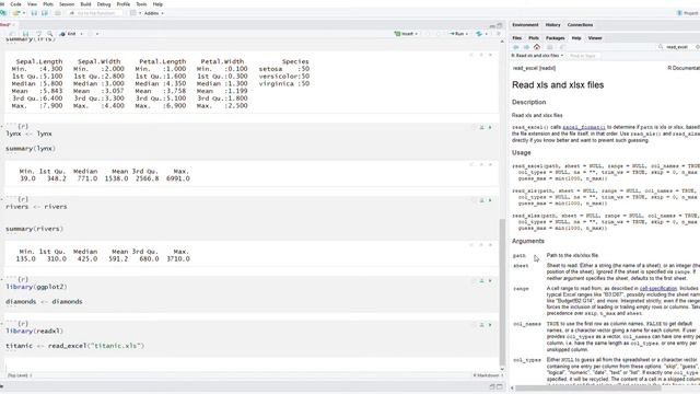 Загрузка данных различных форматов в Rstudio