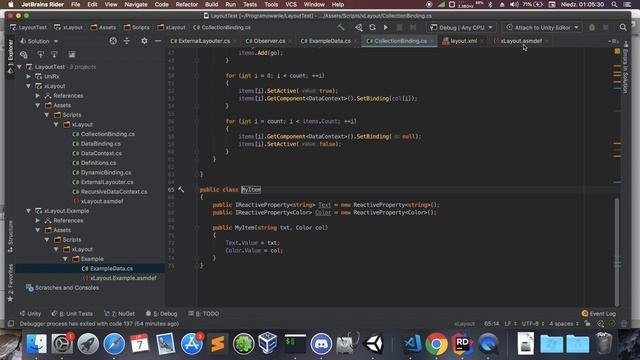 Unity XML Layout - Collection Binding смотреть онлайн