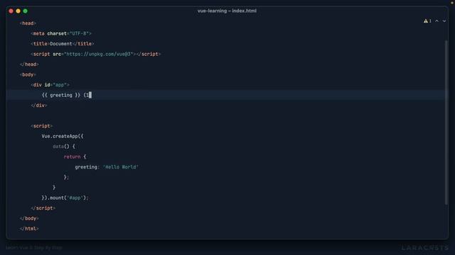 Learn Vue 3 - Ep 1, The Absolute Basics смотреть онлайн