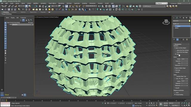 Підручник 3ds Max. Урок №55. Модифікатор Lattice (Кліть) смотреть онлайн
