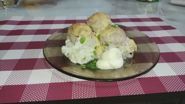 Цветная КАПУСТА с ТЕФТЕЛЬКАМИ в духовке. Вкусно и полезно! смотреть онлайн