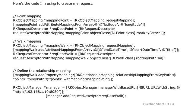 iOS : RestKit 0.20 JSON object is being serialized as GET style request in POST body смотреть онлайн