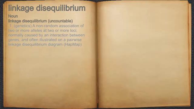 What does linkage disequilibrium mean? смотреть онлайн