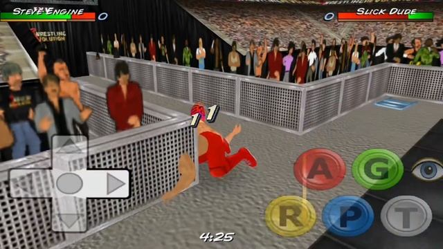 Wrestling revolution 3d | Exhibition match 2021 | wwe mobile game смотреть онлайн