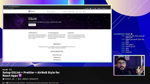 Create Modern JavaScript Tooling with React #13 - ESLint Quickstart смотреть онлайн