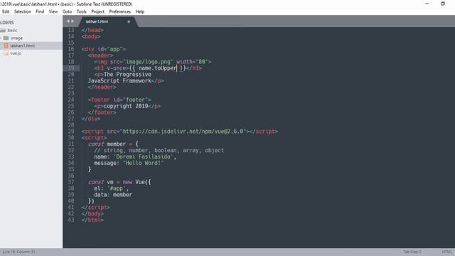 Belajar Vue.js - #10 Javascript Expression смотреть онлайн
