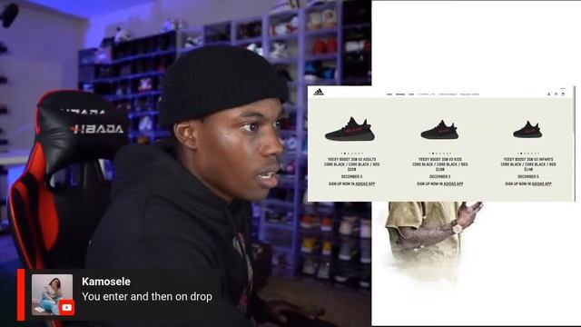 LIVE : Adidas YEEZY 350 V2 Bred Sign Up NOW! 500K+ Pairs! (HOW TO COP) смотреть онлайн