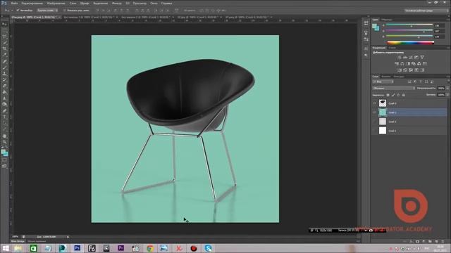 3Ds Max + Corona Render. Рендер на прозрачном фоне (CoronaShadowCatcherMtl) смотреть онлайн