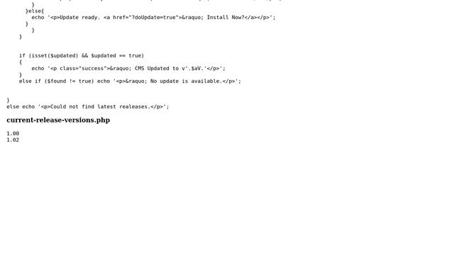 Code Review: Dynamic software update system using PHP смотреть онлайн