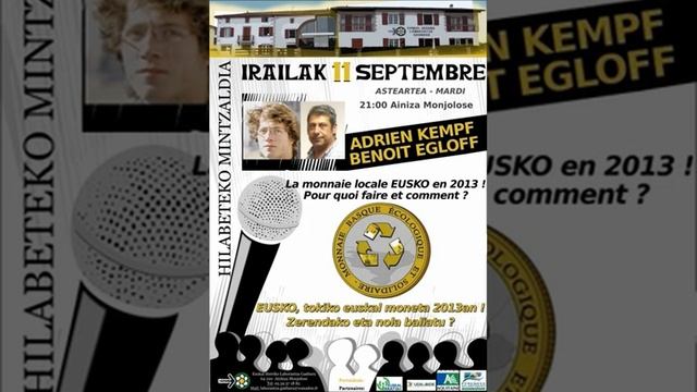 EUSKO, une monnaie locale, écologique et solidaire en 2013 au Pays Basque : à quoi ça sert ? смотреть онлайн