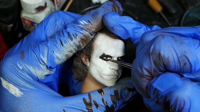Sculpting Realistic Joker Sculpture Timelapse - The Dark Knight