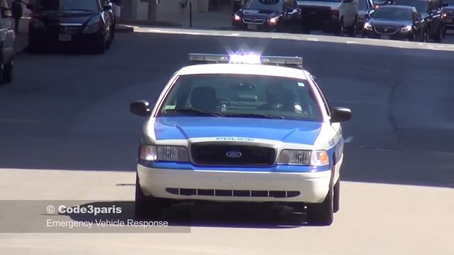Compilation of Ford Crown Victoria Police Interceptor Cars Responding Lights and Sirens (Best of) смотреть онлайн