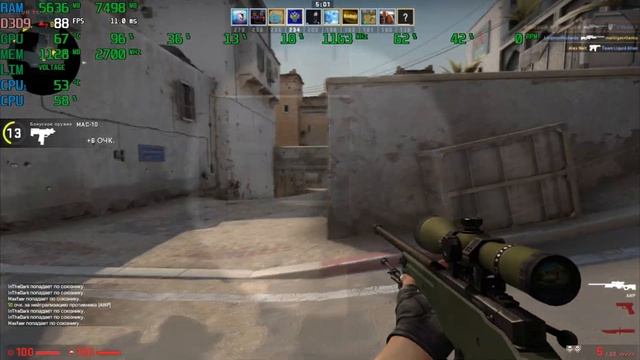 MSI GTX 750TI || AMD FX 6300 || RAM 8 GB || CS:GO смотреть онлайн