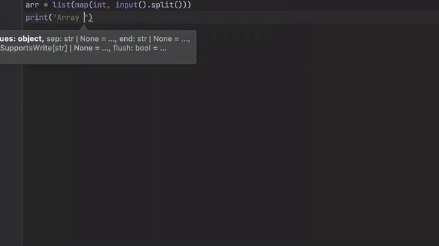 1D Array Input in One Line of Code | Python | 2022 | #array #python #oneliner смотреть онлайн