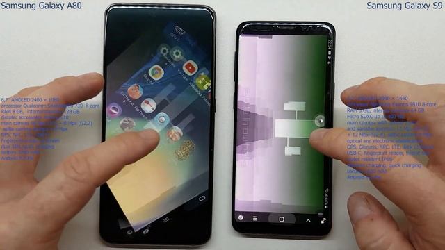 Samsung Galaxy A80 vs Samsung Galaxy S9 - SPEED TEST + multitasking - Which is faster!? смотреть онлайн