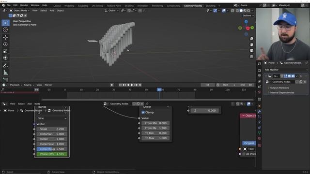 Easy Abstract Text Animation in Geometry Nodes (Blender tutorial) смотреть онлайн