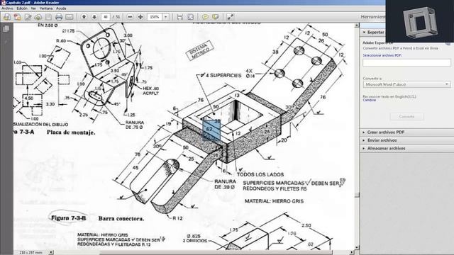 Barra conectora en AutoCAD 2015 смотреть онлайн