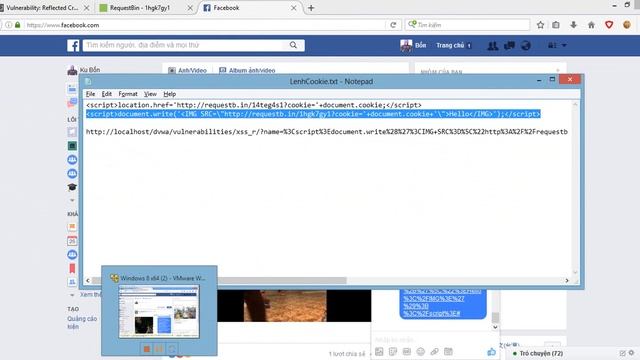 Demo XSS(Reflected) Cookie смотреть онлайн