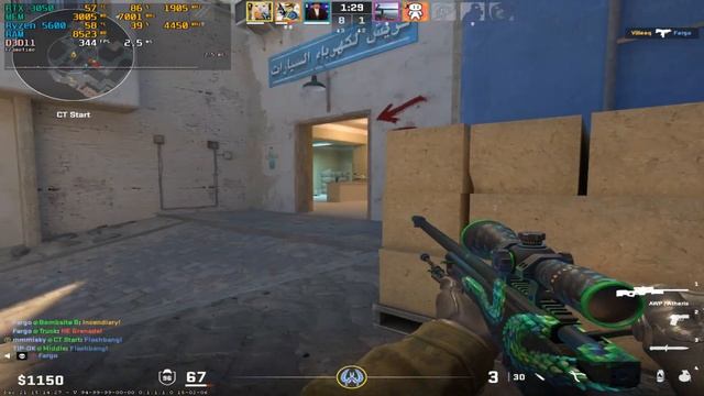 Counter-strike 2 : RTX 3050 8GB + Ryzen 5600 смотреть онлайн