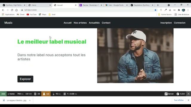 Création d'un site avec symfony смотреть онлайн