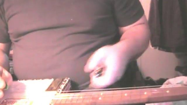 4 string HEADLESS cigar box dobro / lap steel смотреть онлайн