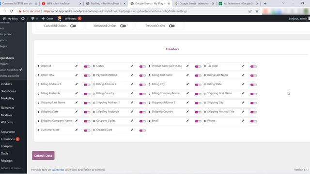 Comment connecter Google Sheets à WooCommerce gratuitement смотреть онлайн