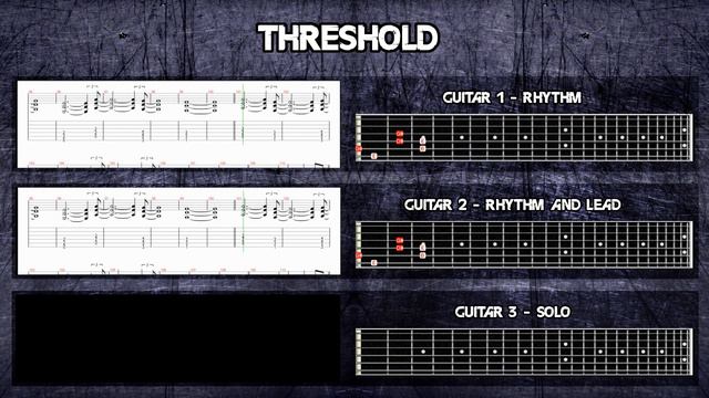 HammerFall - Threshold Tutorial | Full Tabs - Guitar Lesson (Guitar Pro) смотреть онлайн