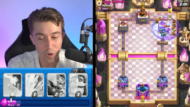 CLASH ROYALE MESSED UP... NEW GRAVEYARD DECK is DEADLY 💀 смотреть онлайн