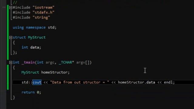 C++ Structures смотреть онлайн
