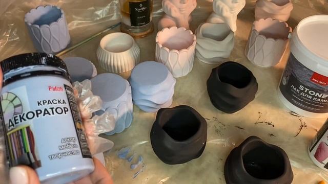 Обработка изделий из гипса. СРАВНИЛА разные варианты ПОКРЫТИЯ. Лак. Краска Palizh.Грунтовка Accento смотреть онлайн