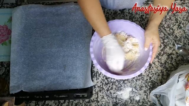 Турецкое ПЕЧЕНЬЕ курабье /из ничего ТАЕТ во рту/быстрый, ДЕШЁВЫЙ/unlu kurabiye. смотреть онлайн