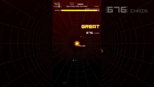 Space Invaders Infinity Gene Medley [HARD] FULL CHAIN 【GROOVE COASTER 2】 смотреть онлайн