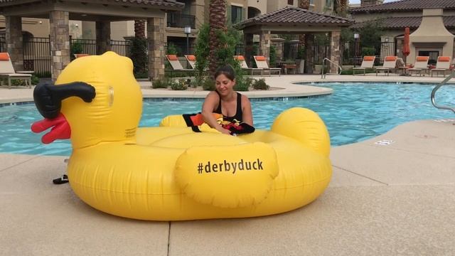 How To Inflate, Deflate & Store Your Giant Derby Duck Inflatable Pool Float By GAME™