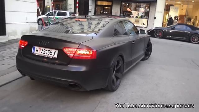 LOUDEST AUDI RS5 terrorize Vienna!! Loud Start + Extreme loud Rev & Acceleration смотреть онлайн