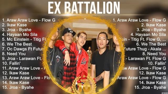 Ex Battalion Greatest Hits ~ Best Songs Tagalog Love Songs 80's 90's Nonstop смотреть онлайн