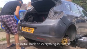 How to remove rear bumper on Opel/Vauxhall ASTRA J