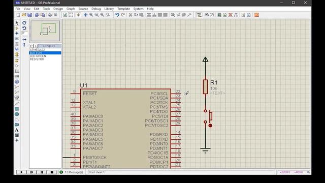 Reading Digital Inputs using AVR ATmega32 | Atmel Studio | Proteus | AVR Tutorials | WissenWorld смотреть онлайн