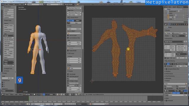 Blender UV Unwrapping Tutorial - UV Unwrap And Export The UV Texture Layout смотреть онлайн