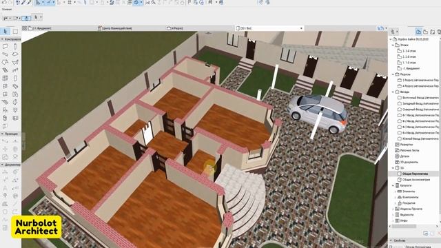 Проект одноэтажного дома / Бир кабаттуу уйдун долбоору #Проект смотреть онлайн