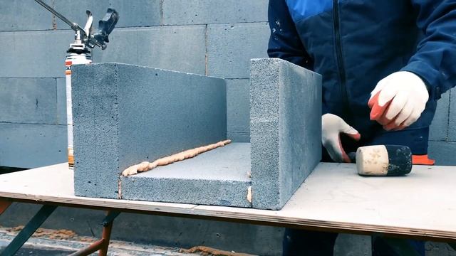 Олег Се | Как сделать U-блок из газобетона своими руками. DIY смотреть онлайн